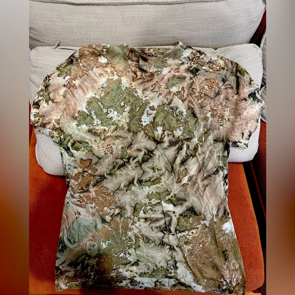 Hand Tie-Dyed Camo T-Shirt